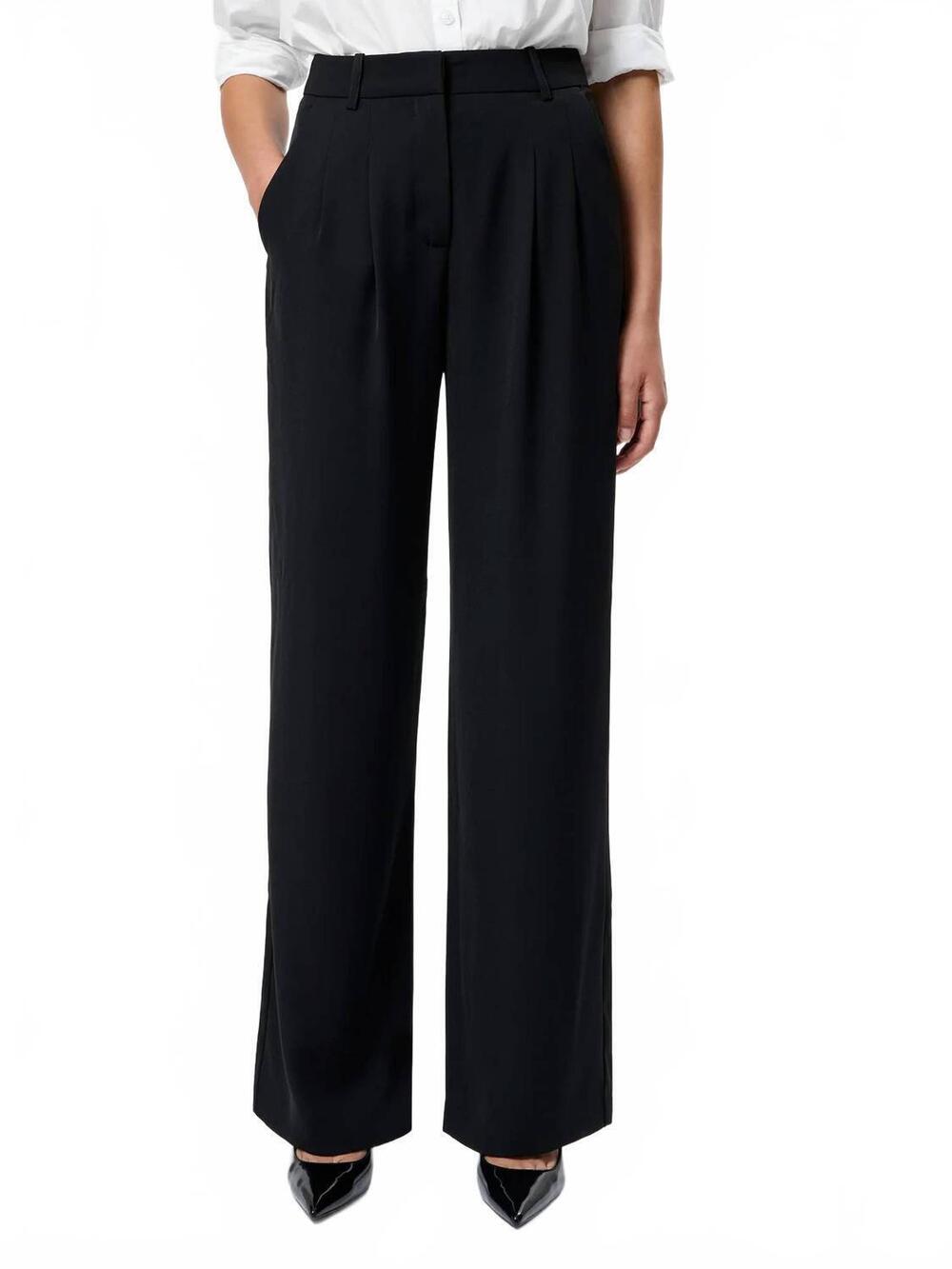 NEW FRENCH CONNECTION harry suiting trousers in black